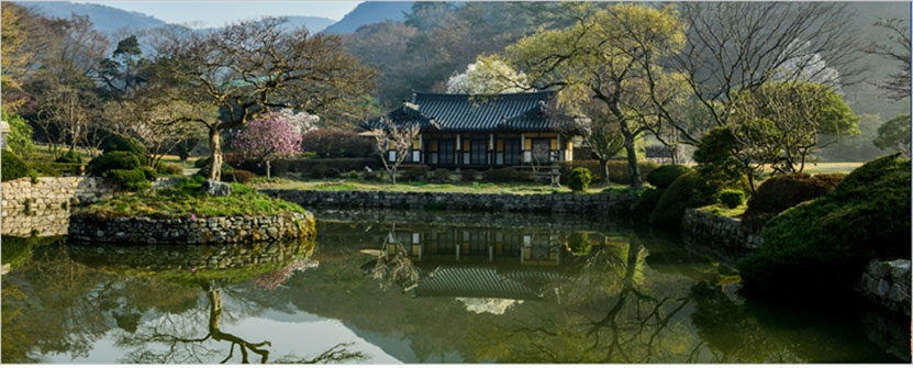 운림산방 전경사진