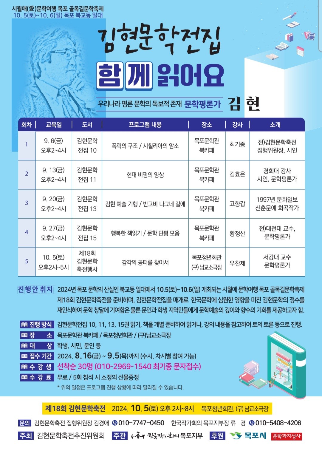 김현 문학전집 함께 읽어요