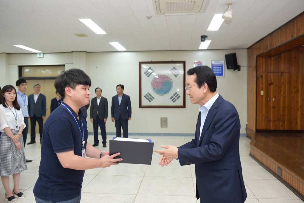 2018년08월13일 5급이하 정기인사 임용장 교부식