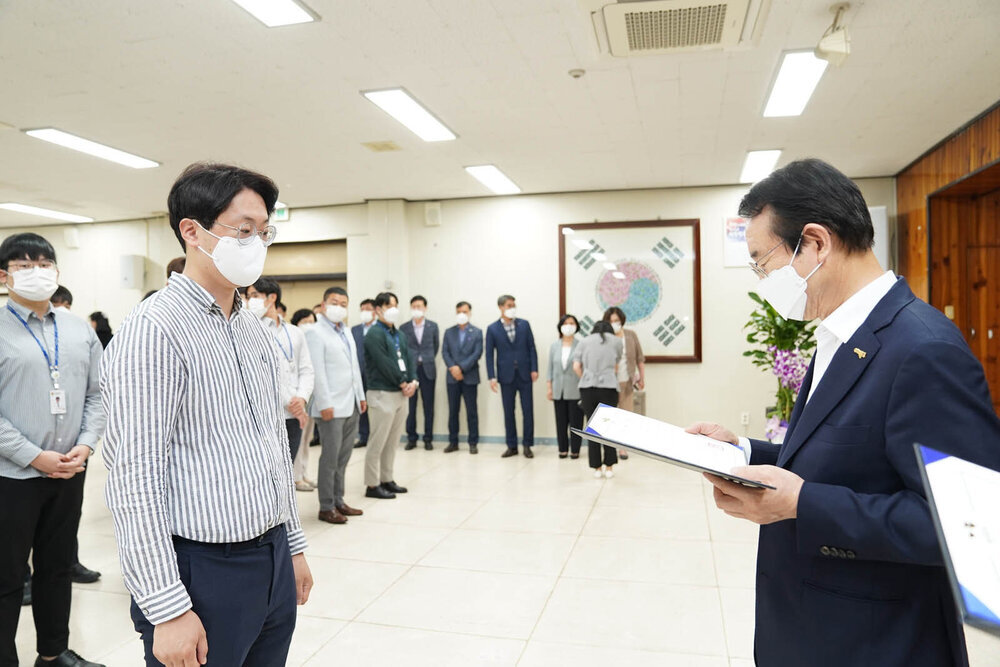 2021년도 하반기 4급 이하 정기인사 임용장 수여식 -1